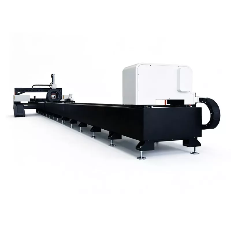 Macchina da taglio laser a fibra 3 in 1 per carichi pesanti con guida a terra Macchina da taglio laser a fibra 3 in 1 per carichi pesanti con guida a terra