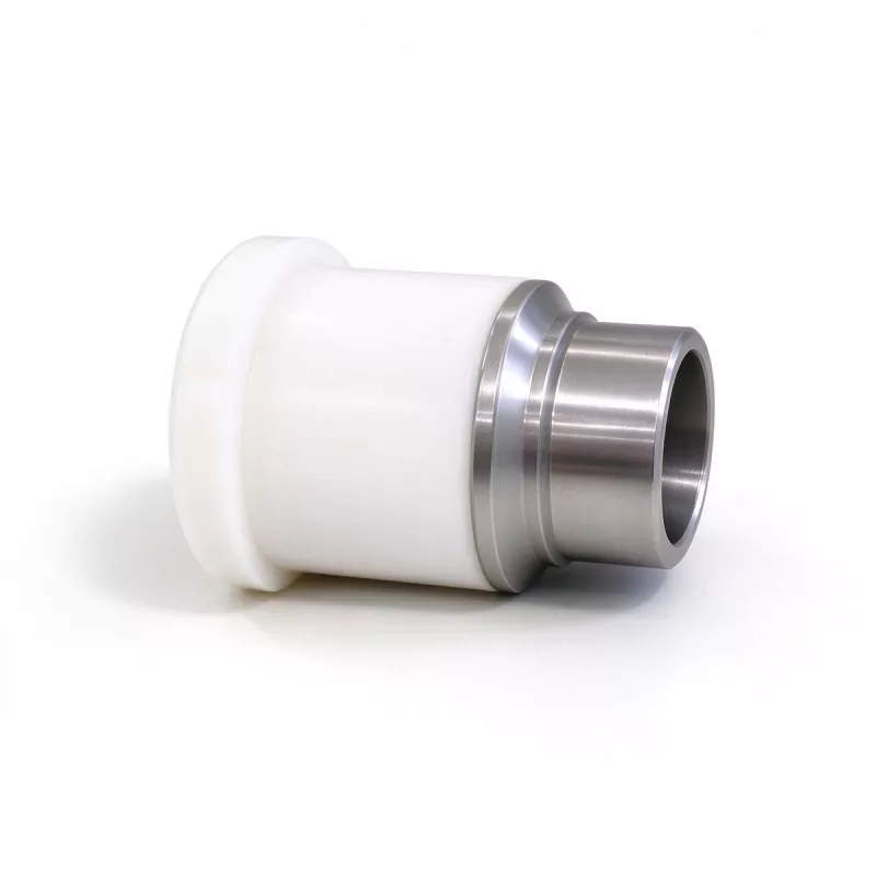 Anello in ceramica con testa di taglio laser